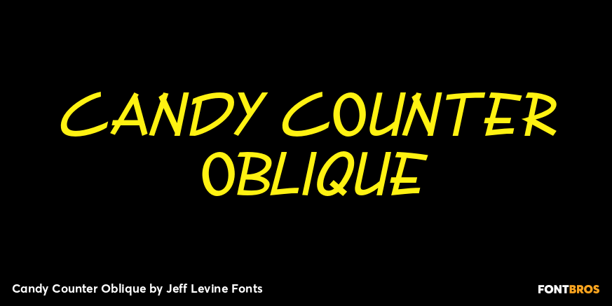 Candy Counter Oblique Poster