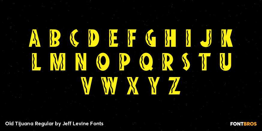 Old Tijuana Regular Font Poster #3