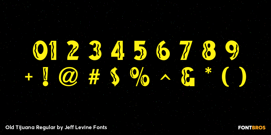 Old Tijuana Regular Font Poster #4