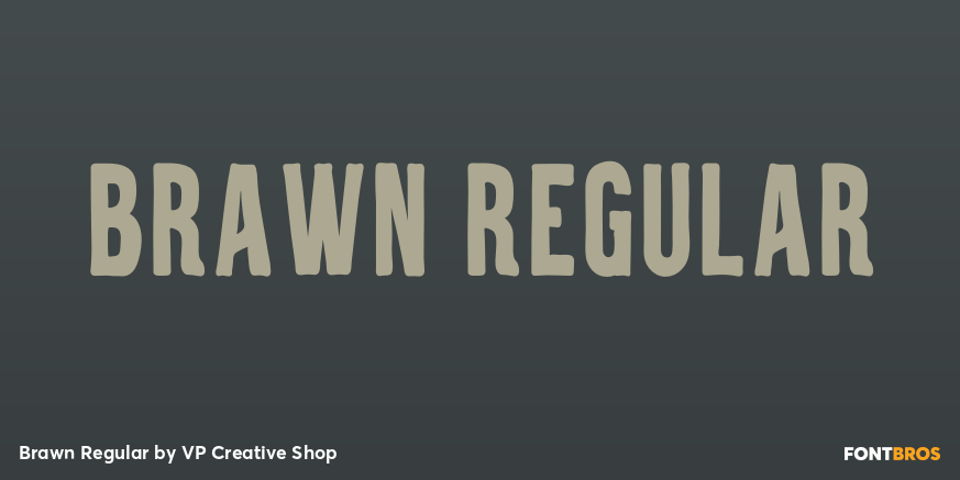 Brawn Regular Poster