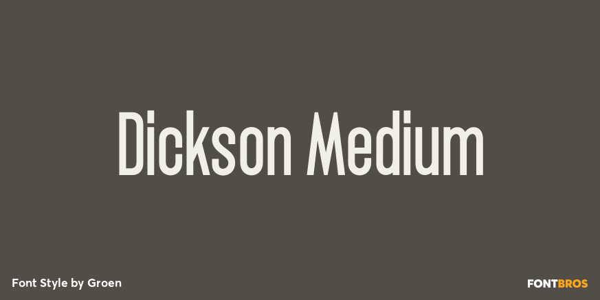 Dickson Medium Poster