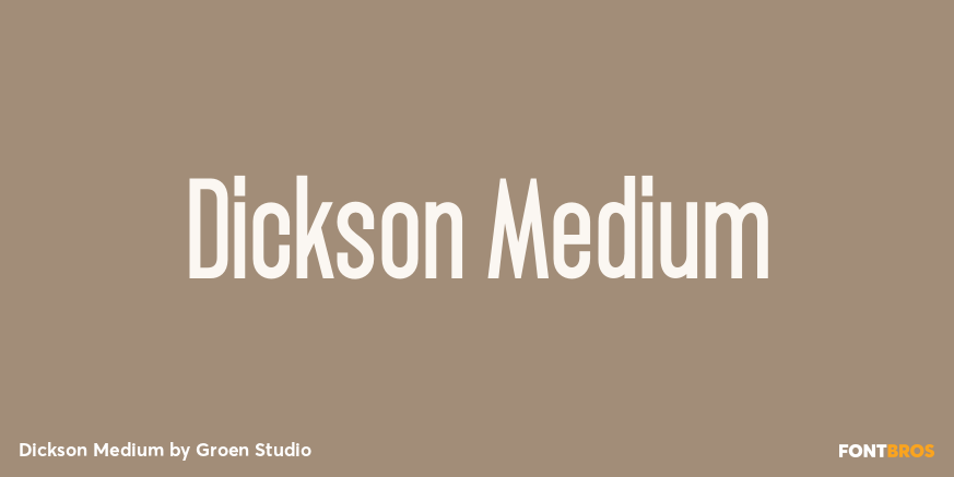 Dickson Medium Poster