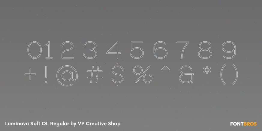 Luminova Soft OL Regular Font Poster #1
