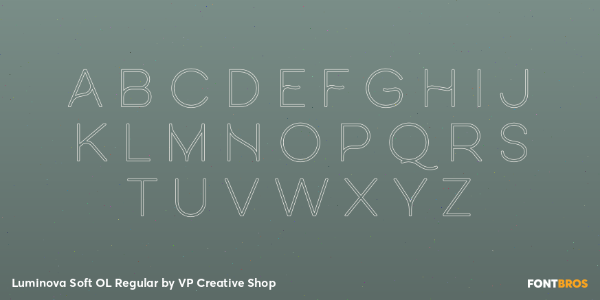Luminova Soft OL Regular Font Poster #1