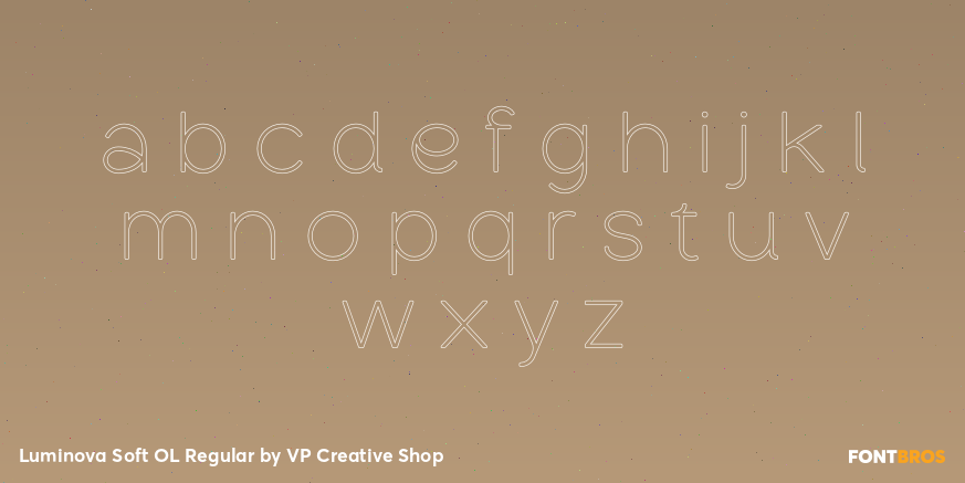 Luminova Soft OL Regular Font Poster #1
