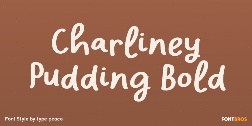 Charliney Pudding Bold Poster