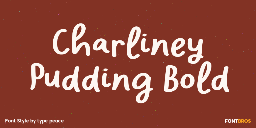 Charliney Pudding Bold Poster