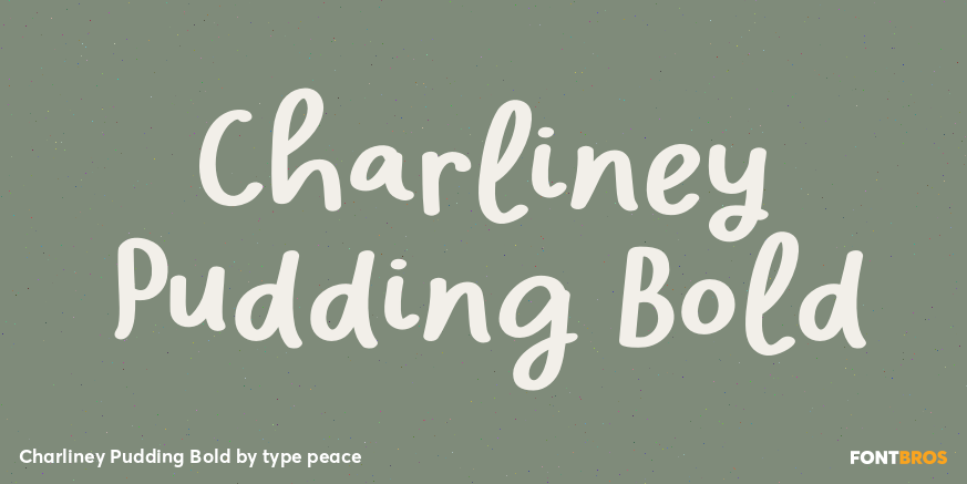 Charliney Pudding Bold Poster
