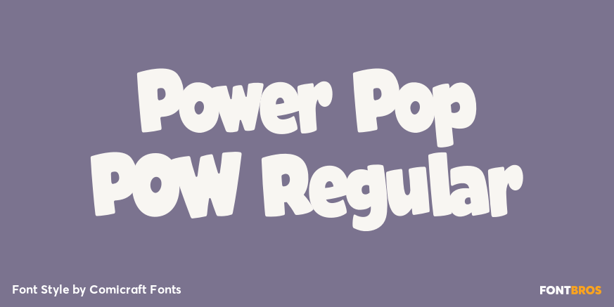 Power Pop POW Regular Poster