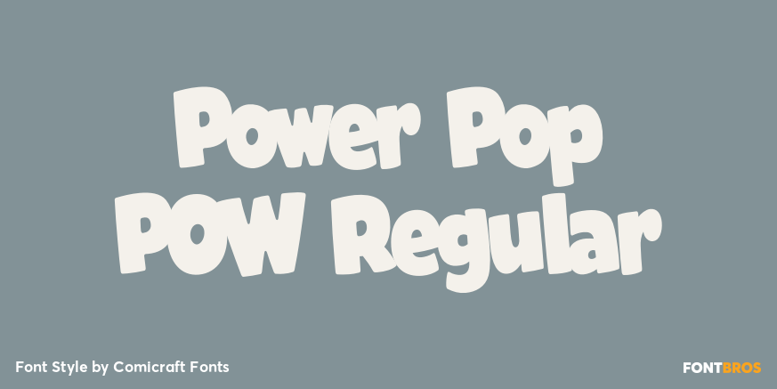 Power Pop POW Regular Poster