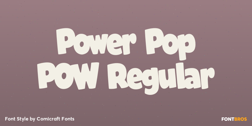 Power Pop POW Regular Poster