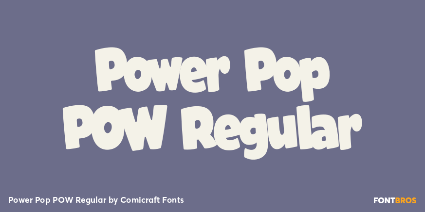 Power Pop POW Regular Poster