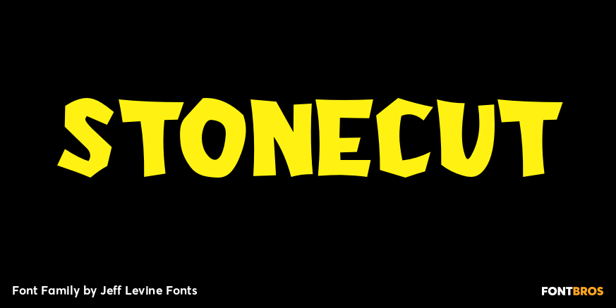 Stonecut Font Poster #1