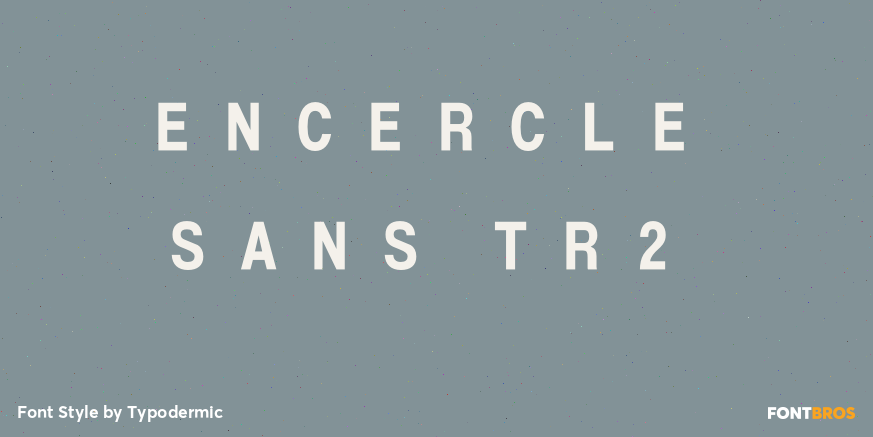 Encercle Sans TR2 Font Poster #1