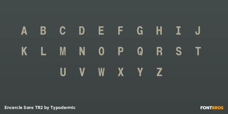 Encercle Sans TR2 Font Poster #3