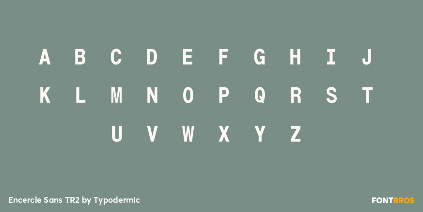 Encercle Sans TR2 Font Poster #1