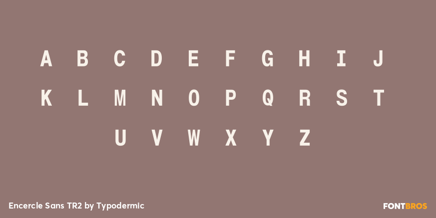 Encercle Sans TR2 Font Poster #1