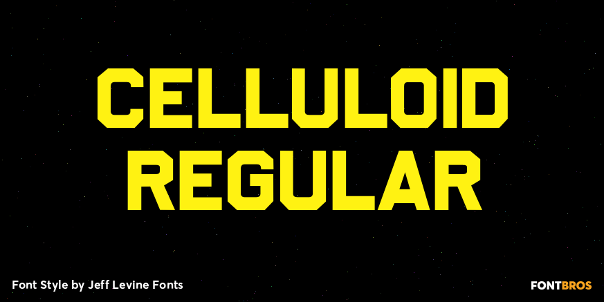 Celluloid Regular Font Poster #1