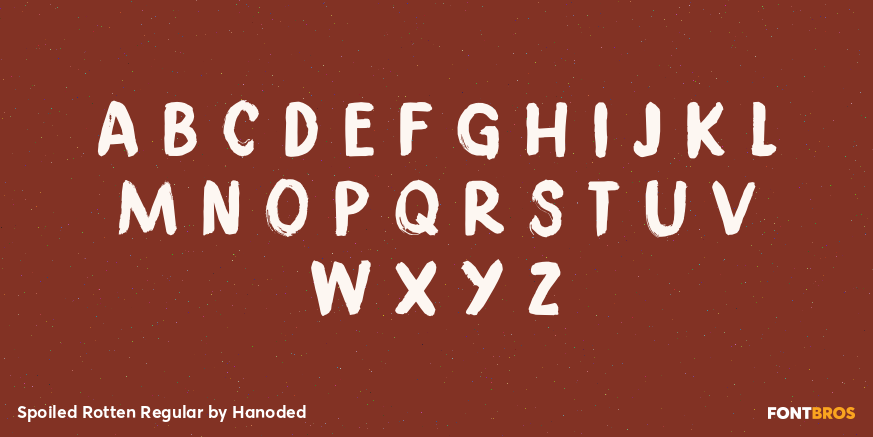 Spoiled Rotten Regular Font Poster #3