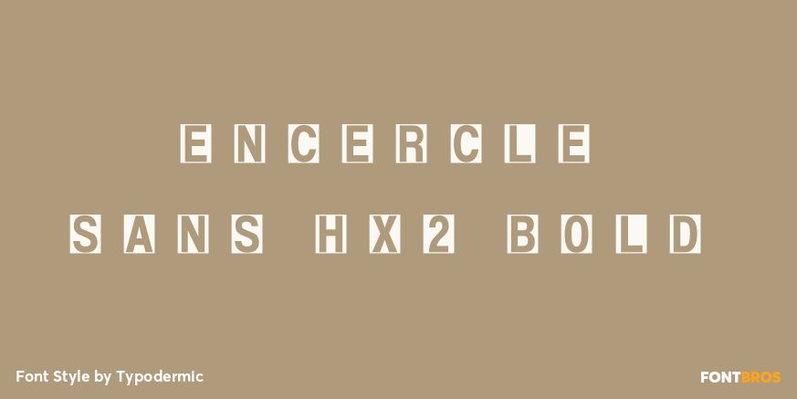 Encercle Sans HX2 Bold Poster