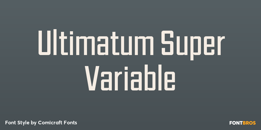 Ultimatum Super Variable Poster