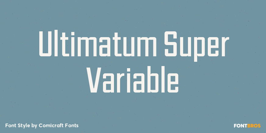 Ultimatum Super Variable Poster