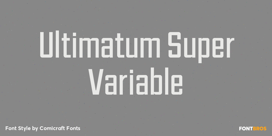 Ultimatum Super Variable Poster
