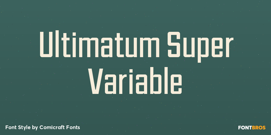 Ultimatum Super Variable Poster