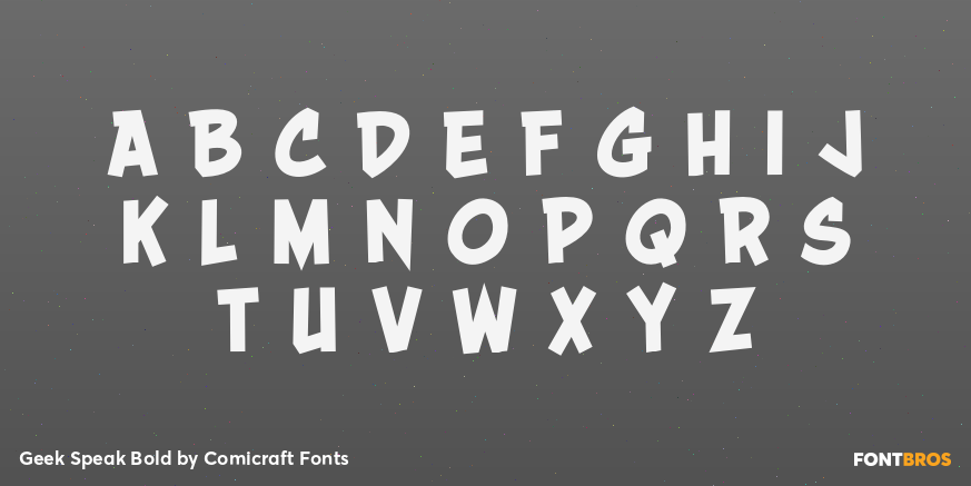 Geek Speak Bold Font Poster #2