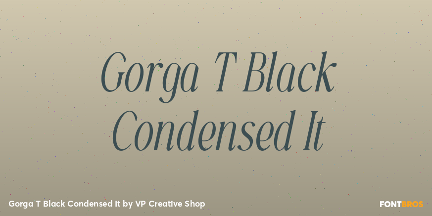 Gorga T Black Condensed It Poster