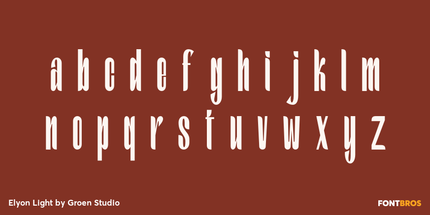 Elyon Light Font Poster #3