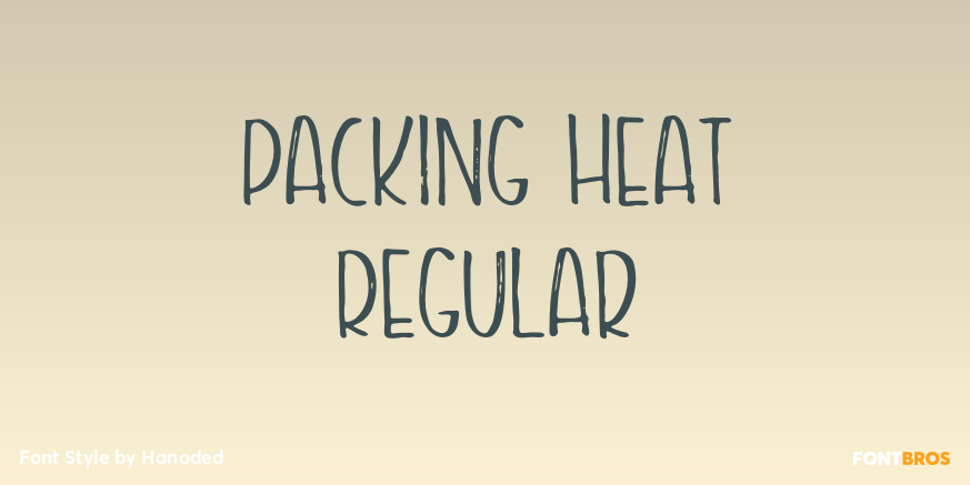 Packing Heat Regular Poster