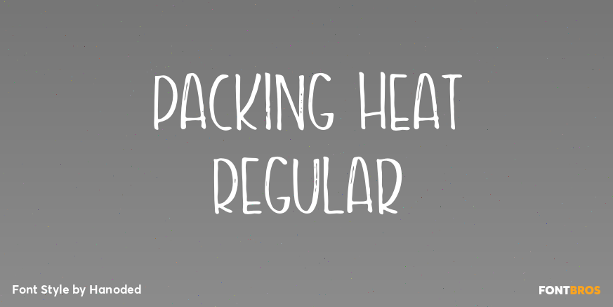 Packing Heat Regular Poster