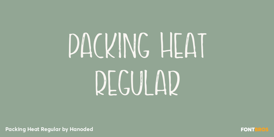 Packing Heat Regular Poster