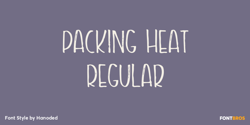 Packing Heat Regular Poster