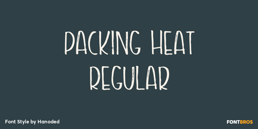 Packing Heat Regular Poster