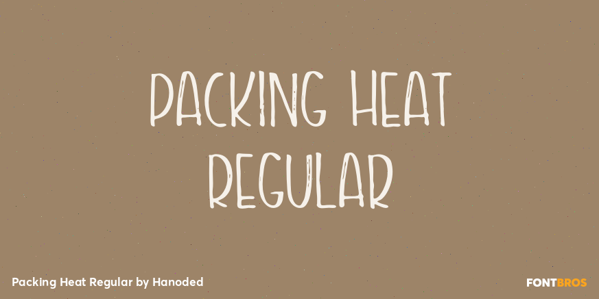 Packing Heat Regular Poster