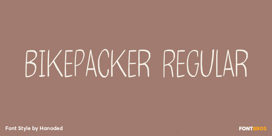 Bikepacker Regular Poster