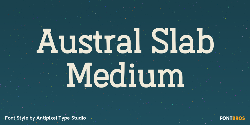 Austral Slab Medium Poster