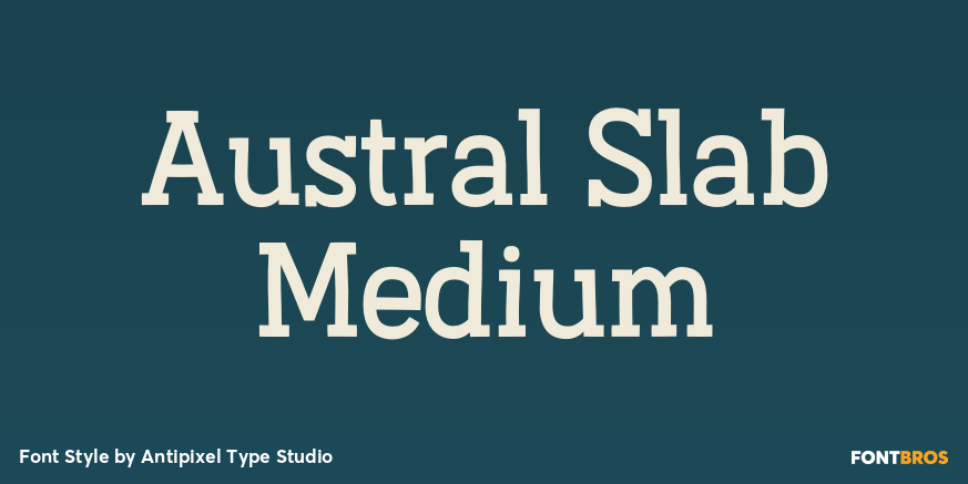 Austral Slab Medium Poster