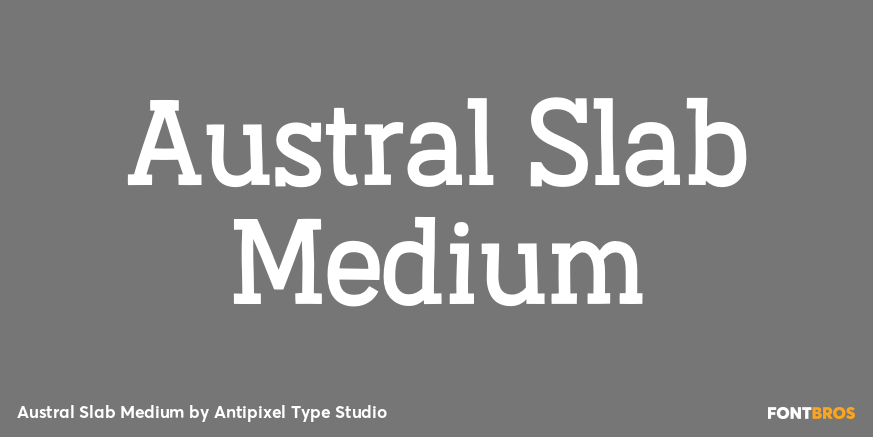 Austral Slab Medium Poster