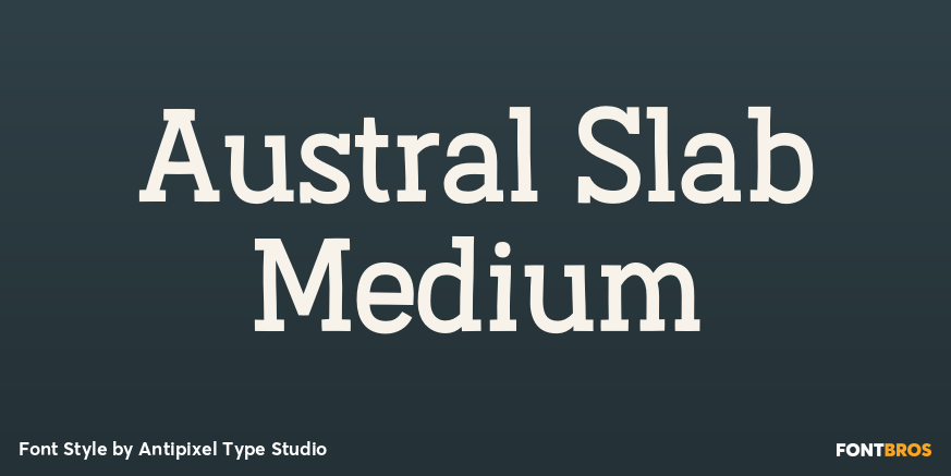 Austral Slab Medium Poster