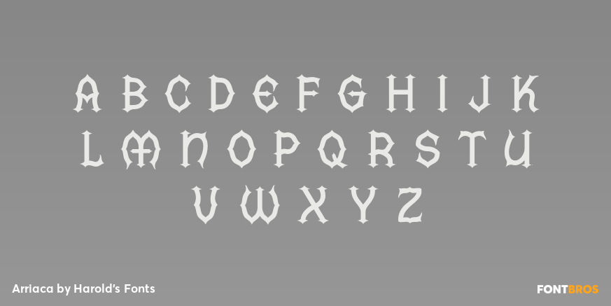 Arriaca Font Poster #3