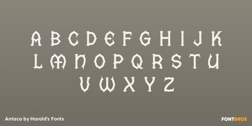 Arriaca Font Poster #1