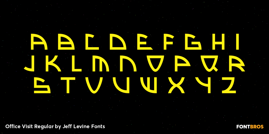 Office Visit Regular Font Poster #3