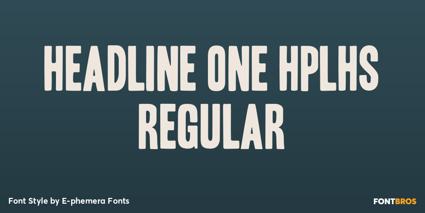 Headline One HPLHS Regular Poster