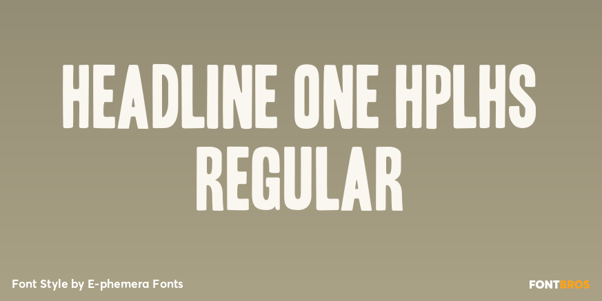 Headline One HPLHS Regular Poster