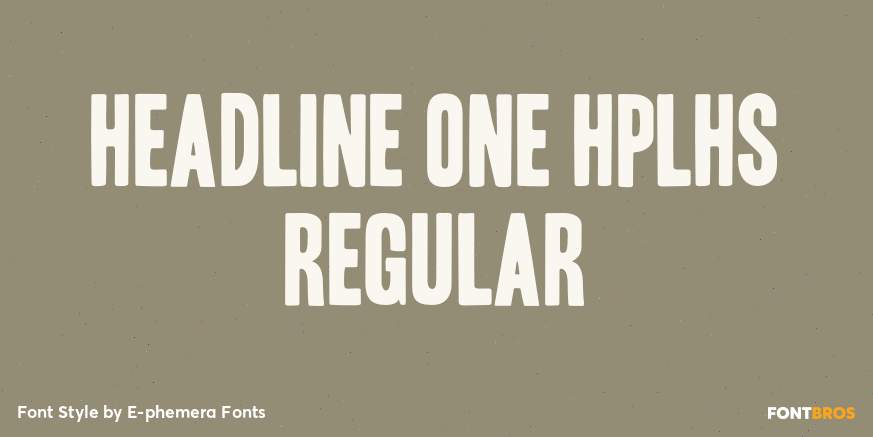 Headline One HPLHS Regular Poster