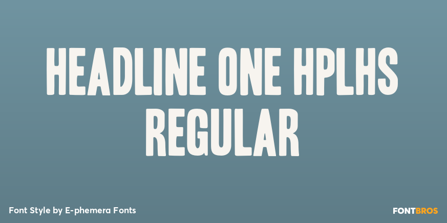 Headline One HPLHS Regular Poster