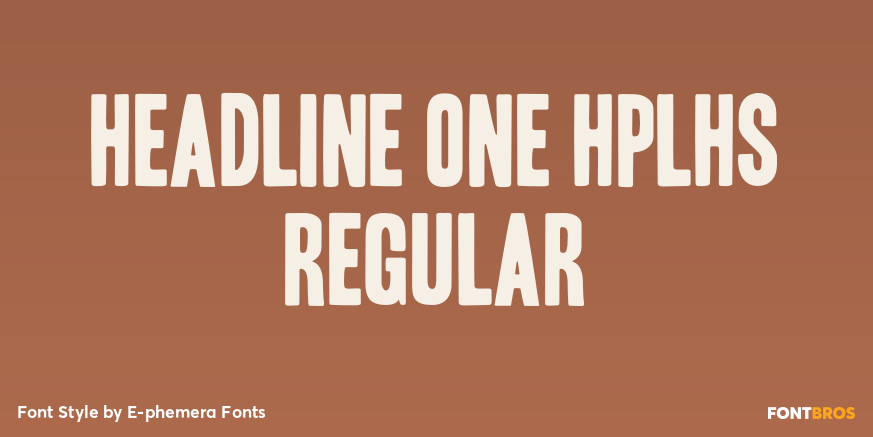 Headline One HPLHS Regular Poster